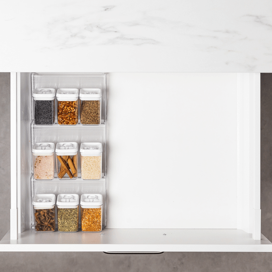 Clear Expandable Spice Drawer Organiser Kitchen Warehouse™